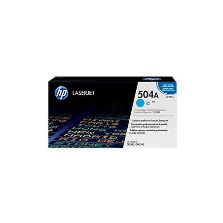 CE251A Toner Cyan imprimante HP Color Laserjet CM3530 CP3520 et CP3525 CE251A Toner Cyan imprimante HP Color Laserjet CM3530 CP3520 et CP3525
