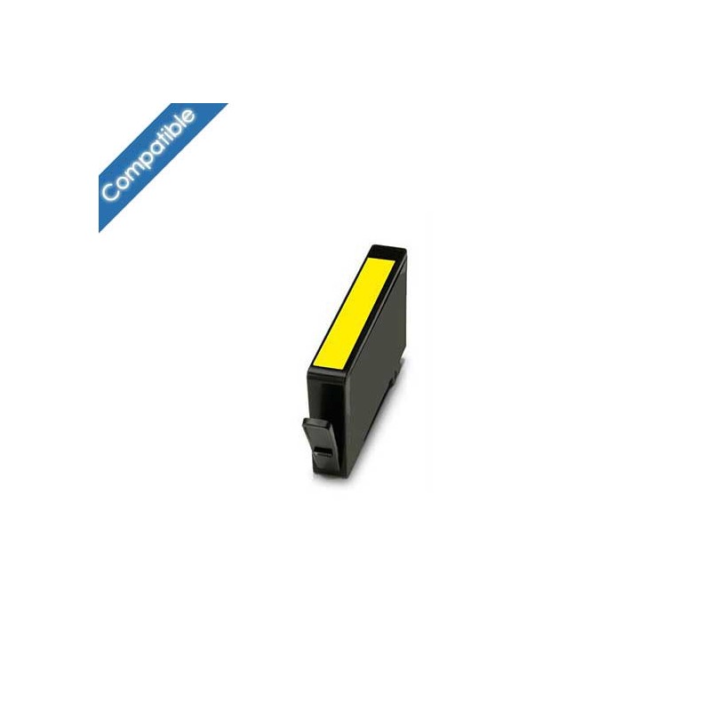 Encre Jaune compatible équivalent CLI-551Y (grande capacité XL)