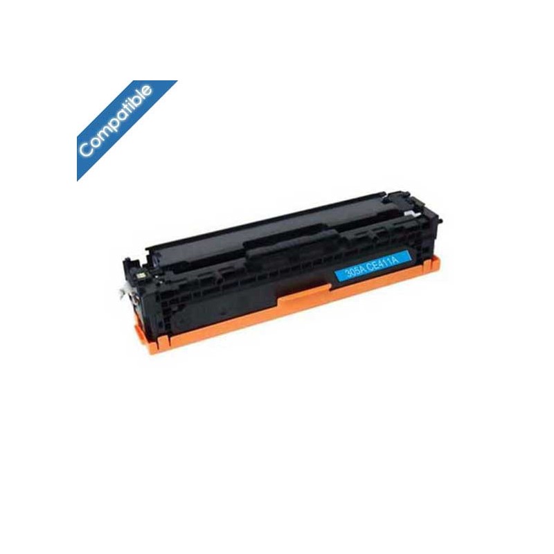 CE411A Toner Cyan compatible imprimante HP Laserjet Pro 400 et Pro 300