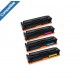 Pack 4 toner laser compatible imprimante HP Laserjet Pro 400 et Pro 300 Color (équivalent CE410X, CE411A, CE412A, CE413A)