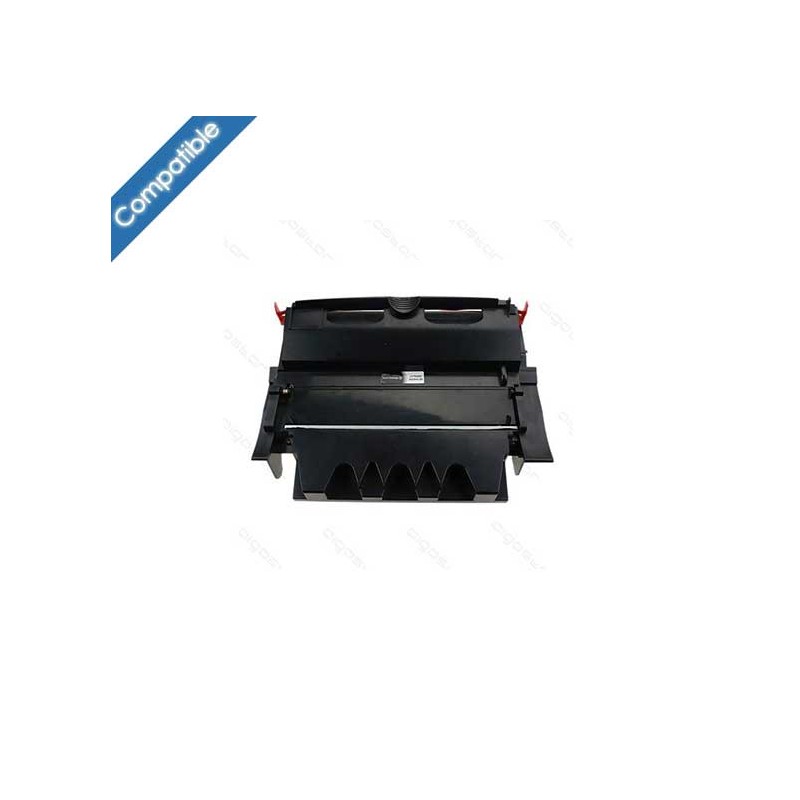 Toner Noir compatible équivalent 64016HE pour imprimante Lexmark T640n/tn/dtn, T642n/tn/dtn