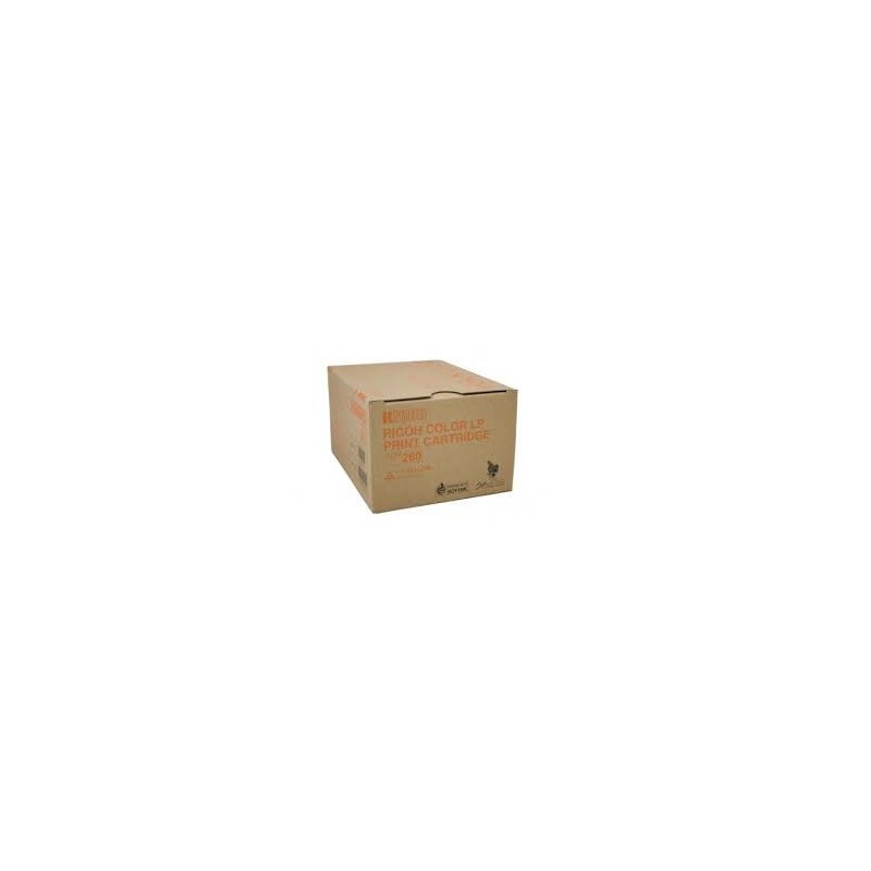 Cartouche de toner Ricoh Type 260 Jaune 888447 210g pour copieur CL 7200 7300 7528 7535