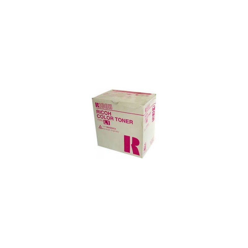 Cartouche de toner Ricoh Type L1 Magenta 887902 270g pour copieur 6010. 6110. 6513
