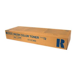 Cartouche de toner Ricoh Type T2 Cyan 888486 495g pour Aficio 3224C. 3232C