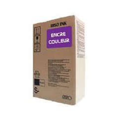 Encre Riso (S-4396E) Violet x 2 pour V8000, RP37XX, RP31XX, RP35XX, RN2-Series, GR3770, GR3750, GR-Serie A4, FR-Serie A3