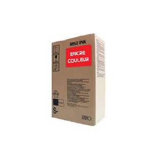 Encre Riso (S-4387E) Rouge 2 x 1000ml pour V8000, RP37XX, RP31XX, RP35XX, RN2-Series, GR3770, GR3750, GR-Serie A4, FR-Serie A3