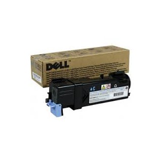 Cartouche de toner Dell 1320c Cyan LC 1k (P238C) pour imprimante Dell 1320C, 2130cn, 2135cn