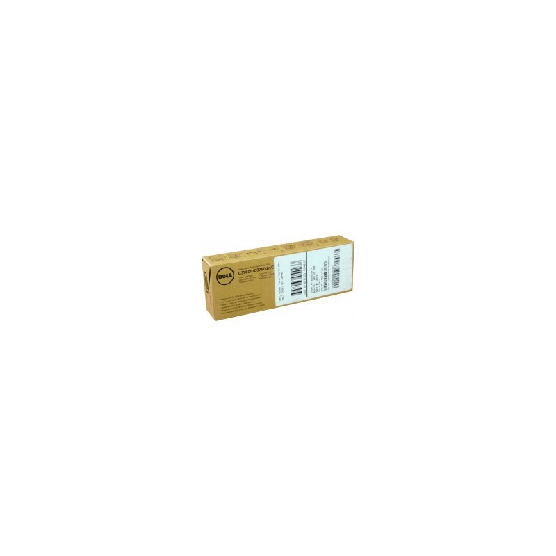 Cartouche de toner Dell C3760n Jaune 3k LC (593-11112) pour imprimante Dell C3760n C3760dn C3765dnf