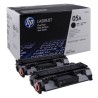 CE505D - HP 05A pack de 2 toners LaserJet noirs authentiques (CE505D)