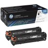 CB540AD - HP 125A pack de 2 toners LaserJet noirs authentiques (CB540AD)