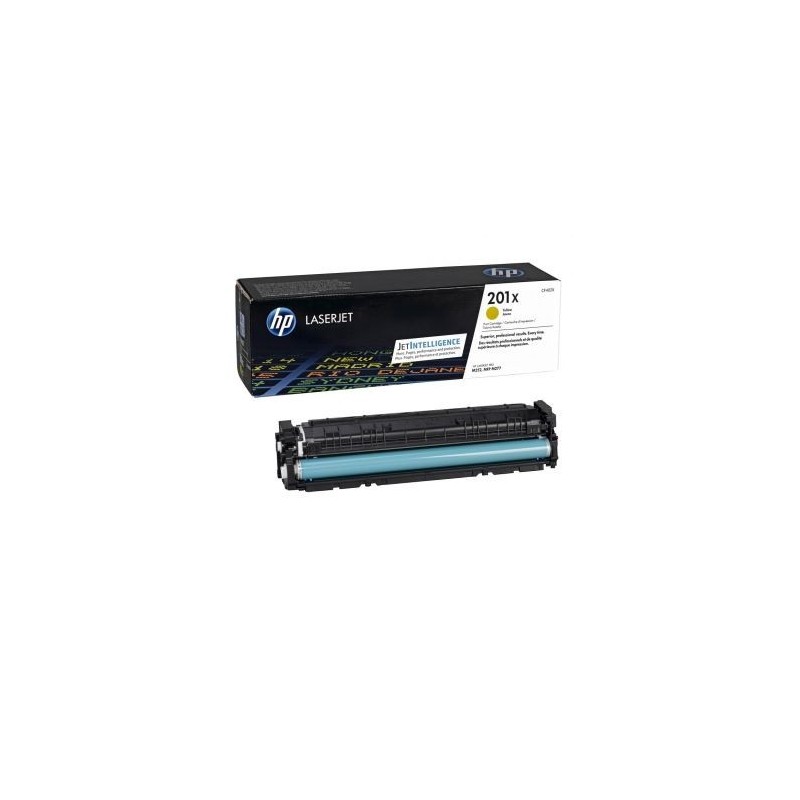 CF402X - HP 201X toner LaserJet jaune grande capacité authentique (CF402X)