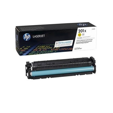CF402X - HP 201X toner LaserJet jaune grande capacité authentique (CF402X)
