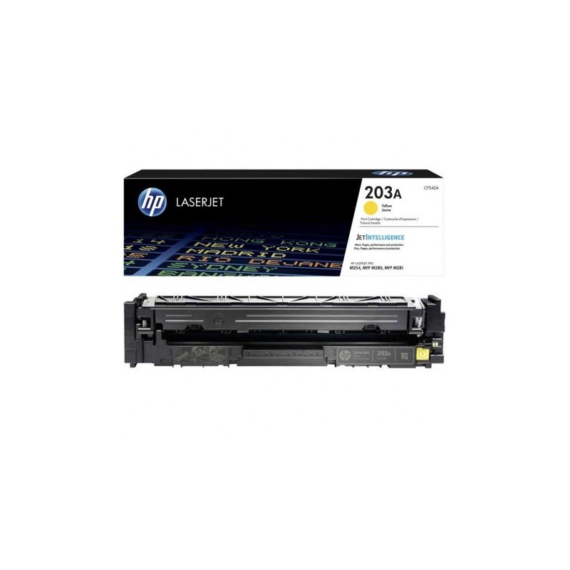 CF542A - HP 203A toner LaserJet jaune authentique (CF542A)