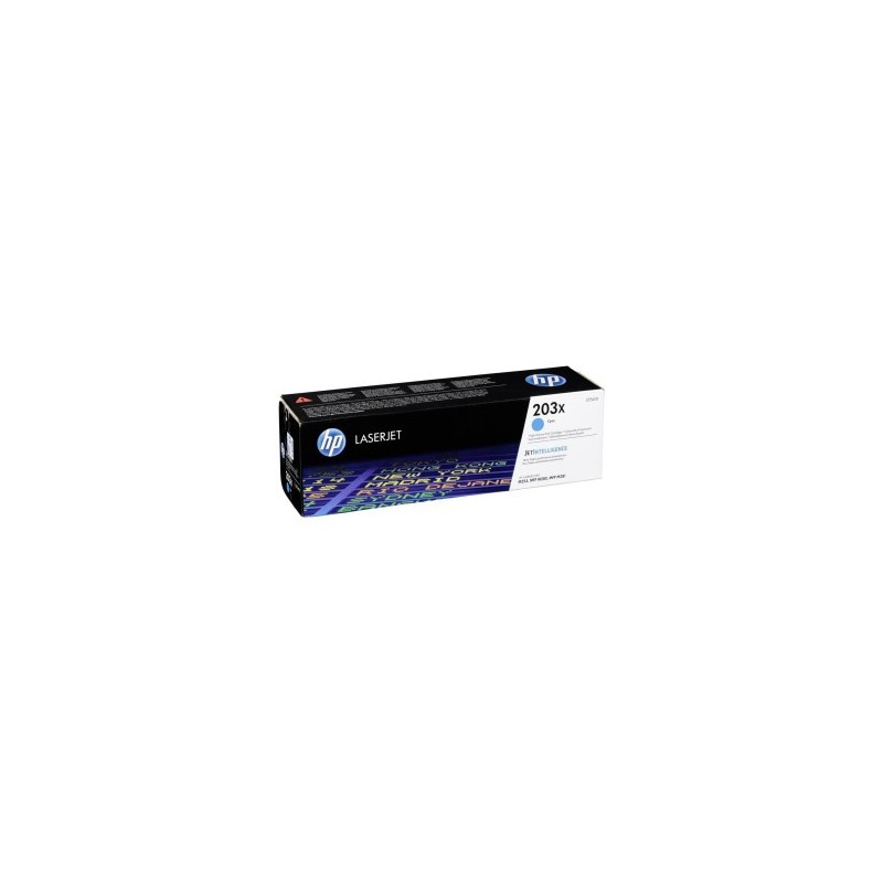 CF541X - HP 203X toner LaserJet cyan grande capacité authentique (CF541X)