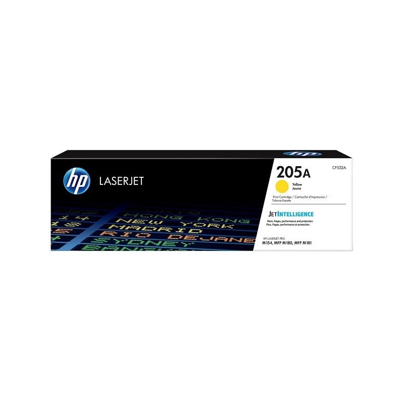 CF532A - HP 205A toner LaserJet jaune authentique (CF532A)