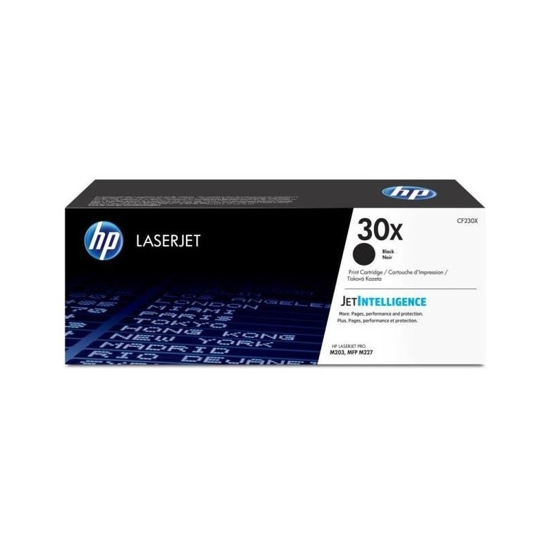 CF230X - HP 30X toner LaserJet noir authentique grande capacité (CF230X)