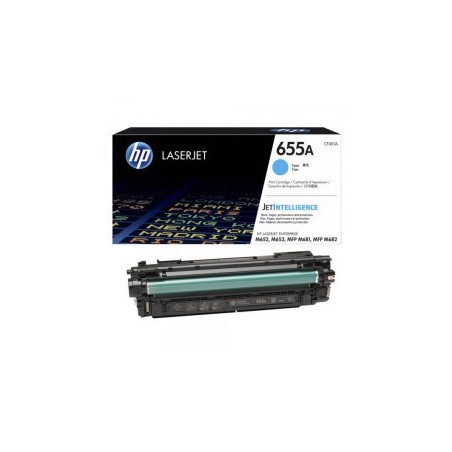CF451A - HP 655A toner LaserJet cyan authentique (CF451A)