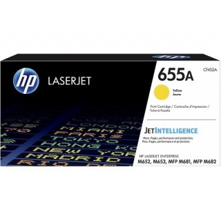 HP 655A toner HP jaune (CF452A)