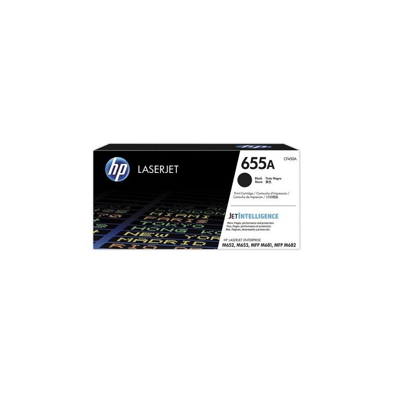 CF450A - HP 655A toner LaserJet noir authentique (CF450A)