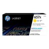 CF472X - HP 657X toner LaserJet jaune authentique (CF472X)