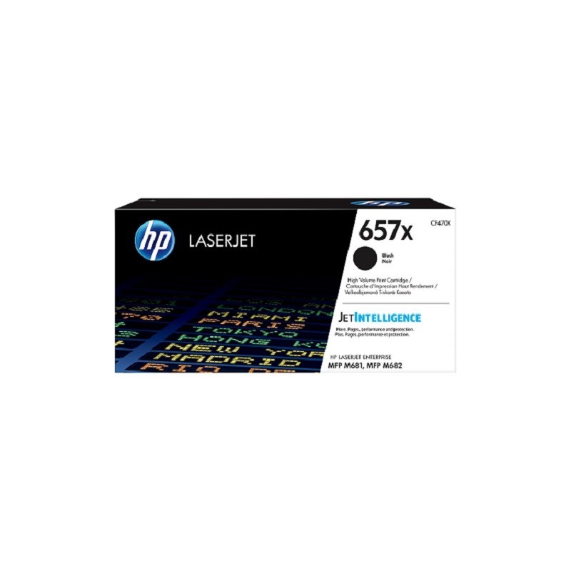 CF470X - HP 657X toner LaserJet noir authentique (CF470X)