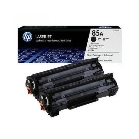 CE285AD - HP 85A pack de 2 toners LaserJet noirs authentiques (CE285AD)