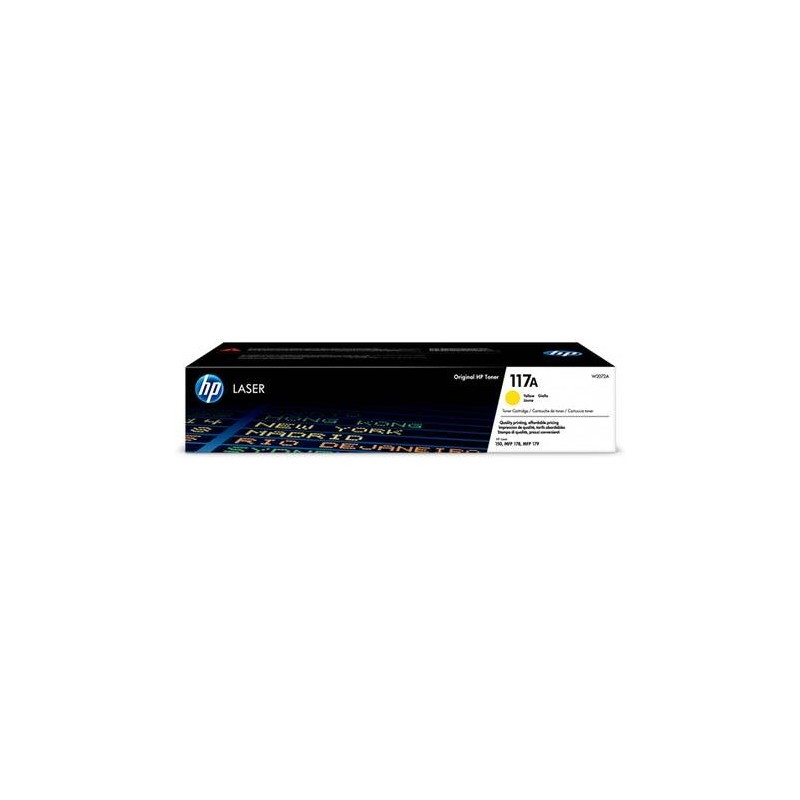 W2072A - HP toner 117A jaune (W2072A)