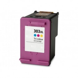 T6N03AE / 303XL cartouche d'encre Cyan / Magenta / Jaune compatible pour imprimante HP