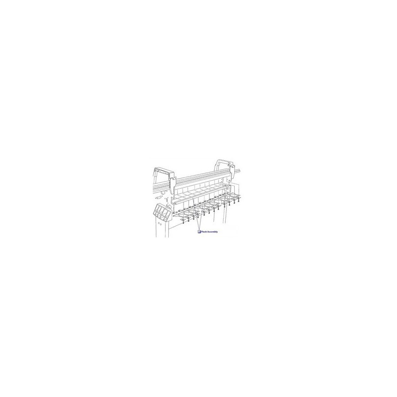 C6095-60181 Pinch Assembly format A0 imprimante HP Designjet 5000 5500