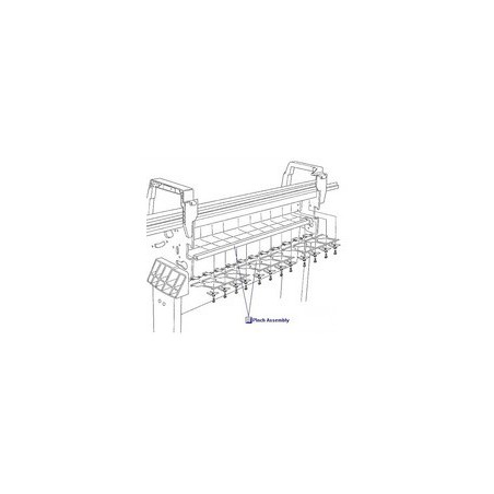 C6095-60181 Pinch Assembly format A0 imprimante HP Designjet 5000 5500 C6095-60181 Pinch Assembly format A0 imprimante HP Designjet 5000 5500