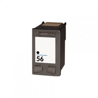 C6656AE / 56 cartouche d'encre Noir compatible pour imprimante HP