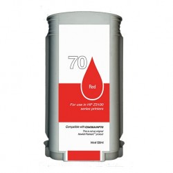 C9456A / N°70 cartouche d'encre Rouge compatible pour imprimante HP