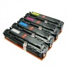 CB540A CB541A CB543A CB542A 125A 716 Toner Pack CMYK compatible pour imprimante HP