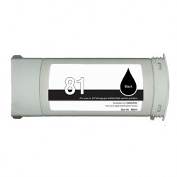 C4930A / N°81 cartouche d'encre Noir compatible pour imprimante HP