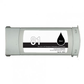 C4930A / N°81 cartouche d'encre Noir compatible pour imprimante HP