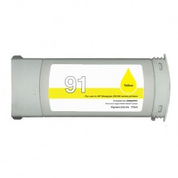 C9469A / N°91 cartouche d'encre Jaune compatible pour imprimante HP