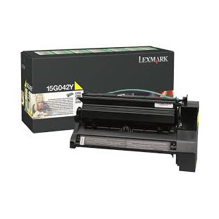 15G042Y Toner Jaune 15k pour imprimante Lexmark C752 C760 C762 X752 X762