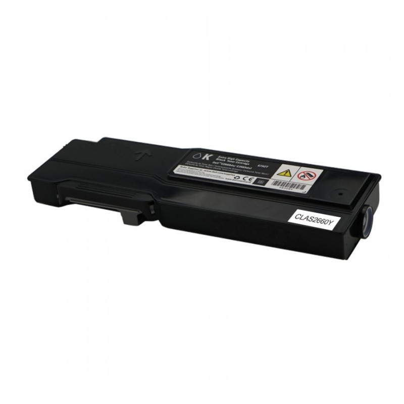 593-BBBR YR3W3 Toner Jaune compatible pour imprimante DELL