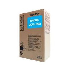 Encre Riso (S-4388E) Bleu 2 x 1000ml pour V8000, RP37XX, RP31XX, RP35XX, RN2-Series, GR3770, GR3750, GR-Serie A4, FR-Serie A3