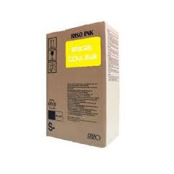 Encre Riso (S-4391E) Jaune 2 x 1000ml pour V8000, RP37XX, RP31XX, RP35XX, RN2-Series, GR3770, GR3750, GR-Serie A4, FR-Serie A3