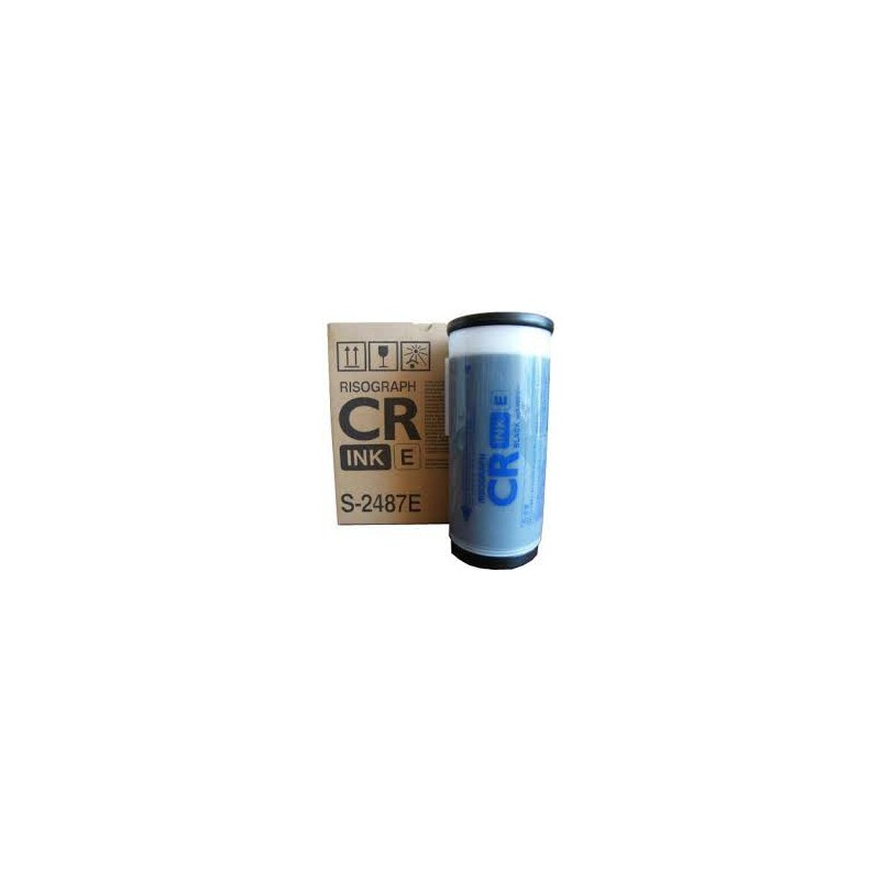 Encre Riso (S-2487E) Noir 2 x 800ml pour CR1610