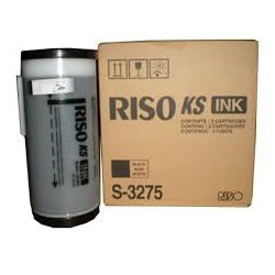 Encre Riso (S-3275) Noir VE 2 unités pour KS 800