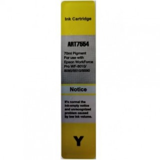 C13TT754440 / T7554 cartouche d'encre Jaune compatible pour imprimante EPSON