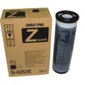 Encre Riso (S-4253E) Noir Z-Type 2 x 1000ml pour RZ200, RZ300, RZ370, RZ570, MZ7xx