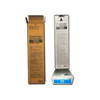 Encre Riso (S-6301E) Cyan 1 x 1000ml pour ComColor 7050, 9050, 3010