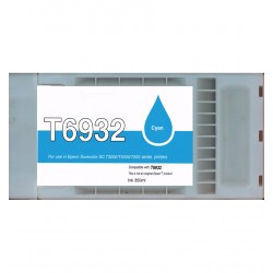 C13T693200 / T6932 cartouche d'encre Cyan compatible pour imprimante EPSON
