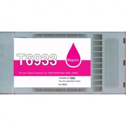 C13T693300 / T6933 cartouche d'encre Magenta compatible pour imprimante EPSON