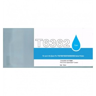 C13T636200 / T6362 cartouche d'encre Cyan compatible pour imprimante EPSON