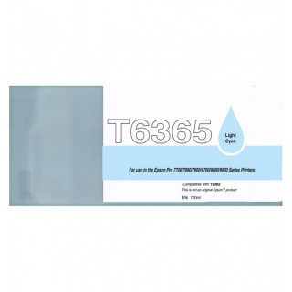 C13T636500 / T6365 cartouche d'encre Cyan Clair compatible pour imprimante EPSON