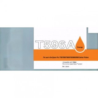 C13T6367B00 / T637B cartouche d'encre Orange compatible pour imprimante EPSON